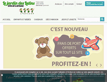 Tablet Screenshot of jardindeslutins.fr